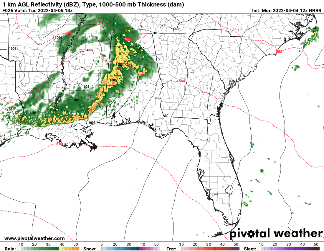 Severe To Start The Week