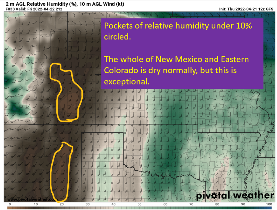 Extreme Fire Weather On The Front Range Tomorrow