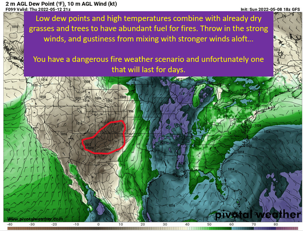 New Mexico And Arizona: Fire Weather All Week