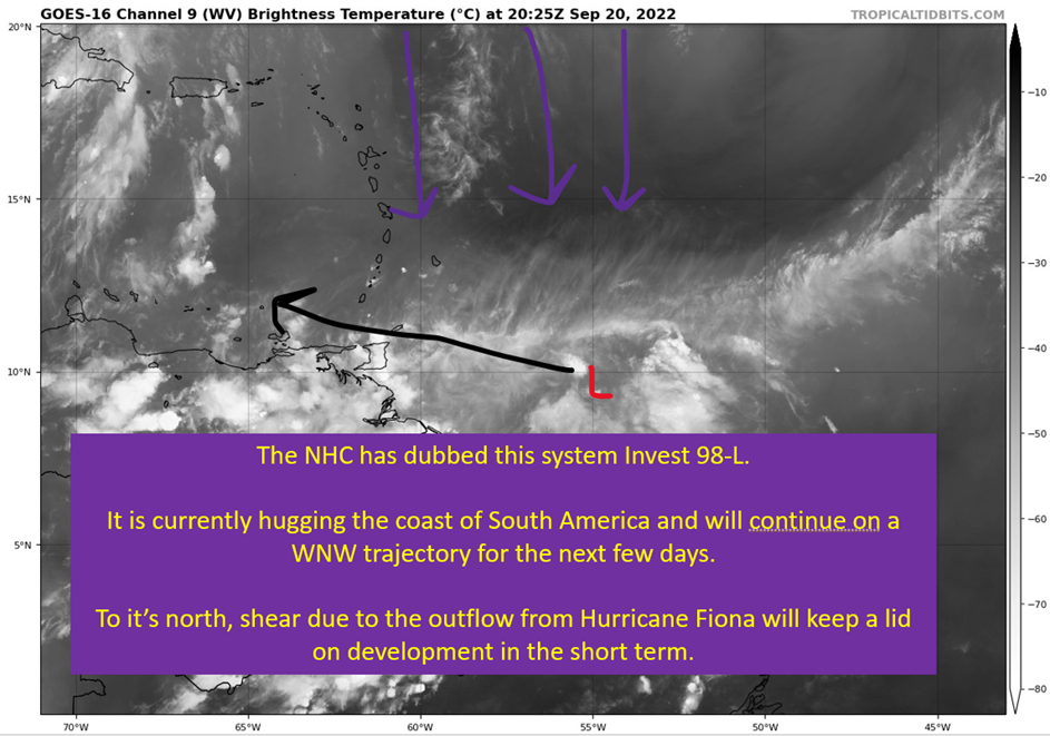 Invest 98L With High Chances of Development Gumbo Weather